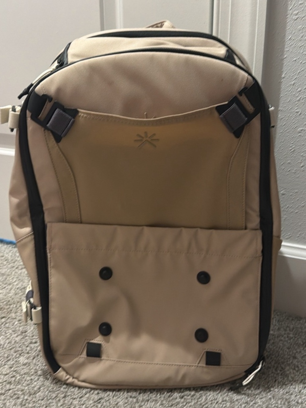 Tropicfeel Shell Travel Backpack Carry-On Expandable Beige | Backpack Only